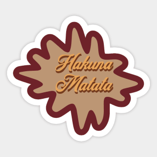 Hakuna Matata Sticker